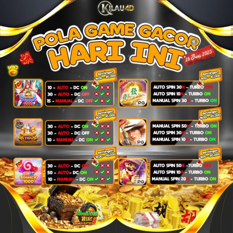 RTP GAME GACOR 26 JUNI