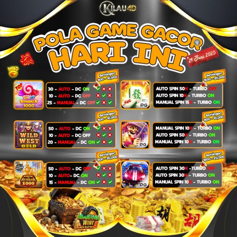 RTP GAME GACOR 29 JUNII