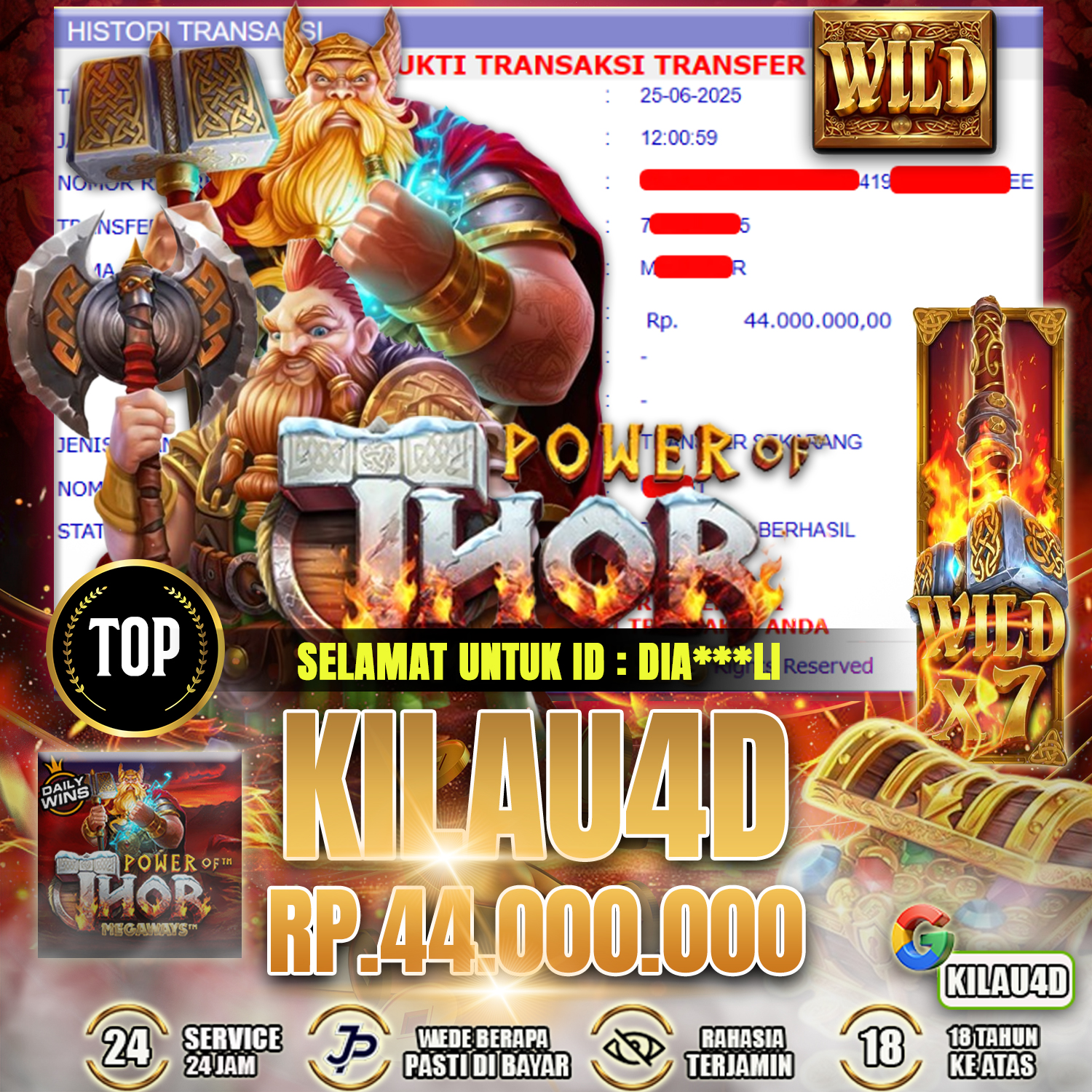 BUKTI KEMENANGAN