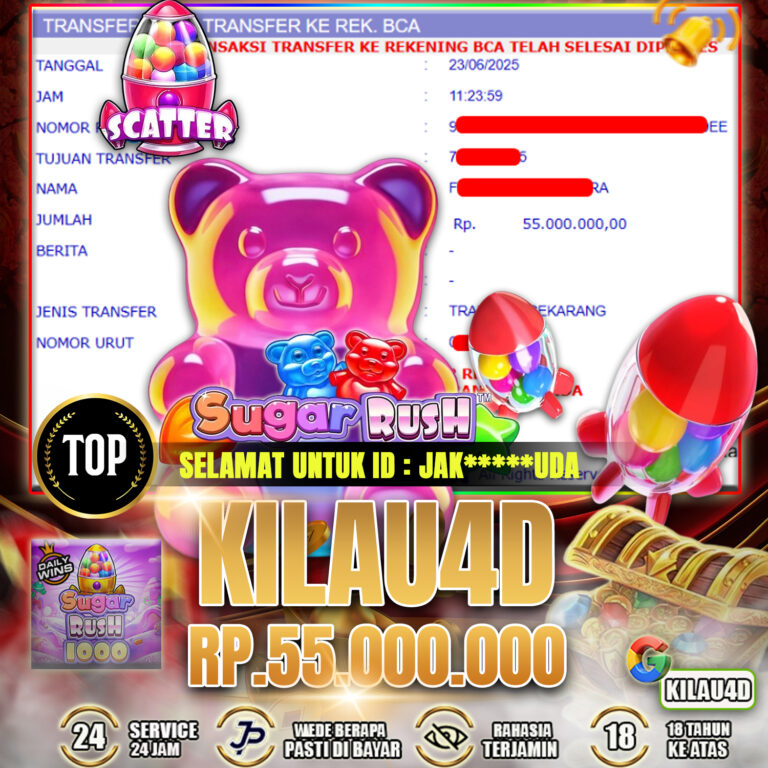 BUKTI KEMENANGAN SLOT