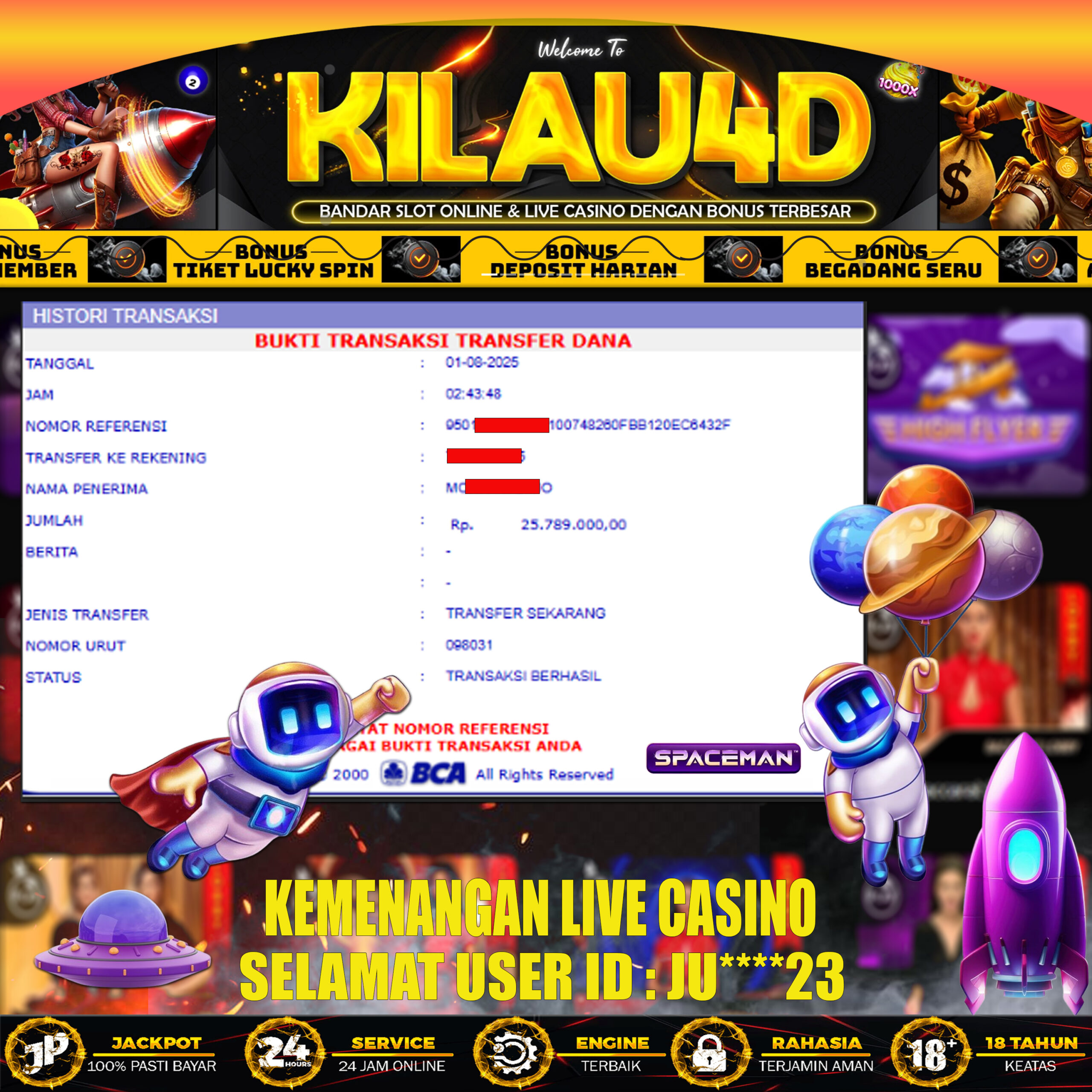 KEMENANGAN CASINO