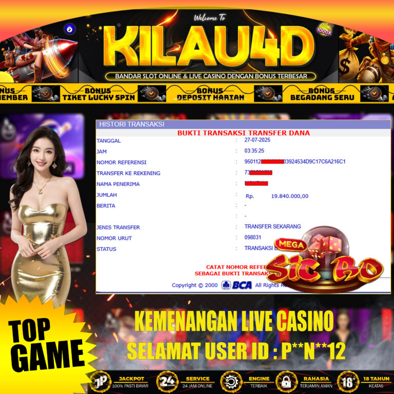 KEMENANGAN LIVE CASINO