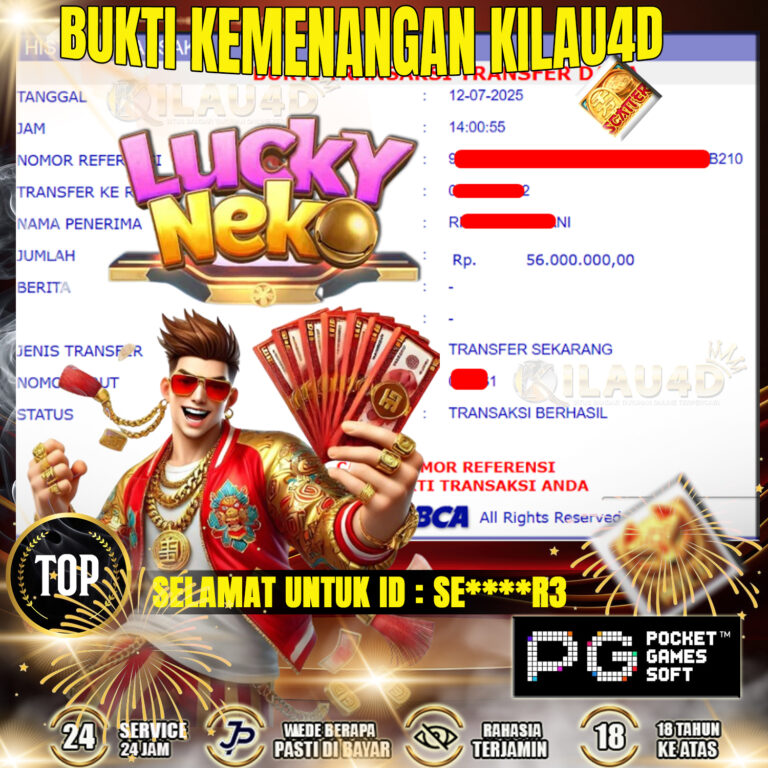 BUKTI KEMENANGAN SLOT PG SOFT