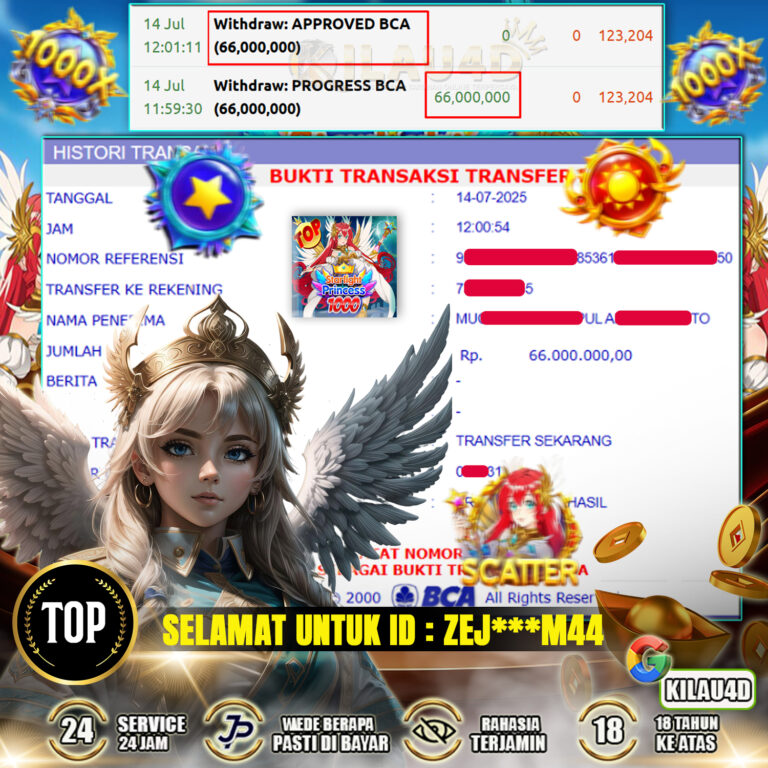 BUKTI KEMENANGAN SLOT