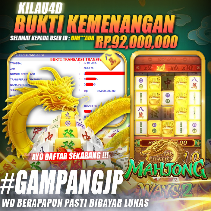 KEMENANGAN SLOT KILAU4D