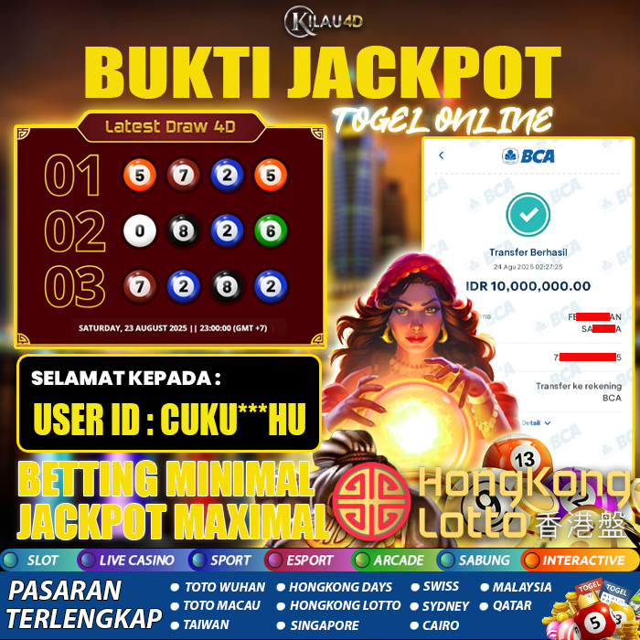 KEMENANGAN BESAR TOGEL KILAU4D