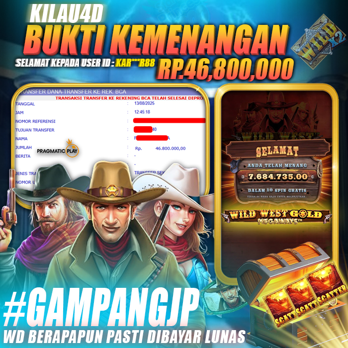 BUKTI KEMENANGAN SLOT KILAU4D