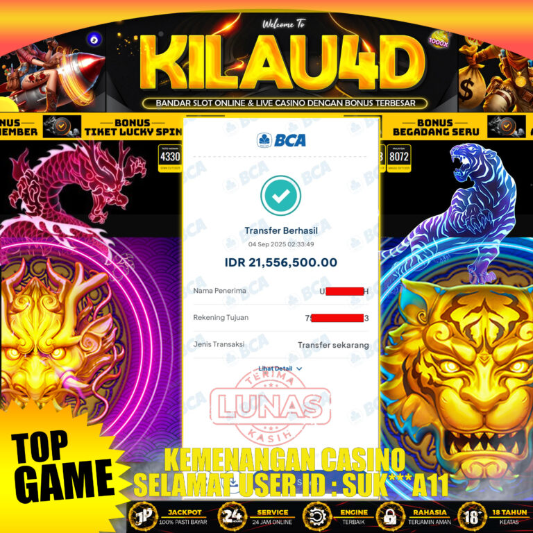 KEMENANGAN BESAR CASINO KILAU4D