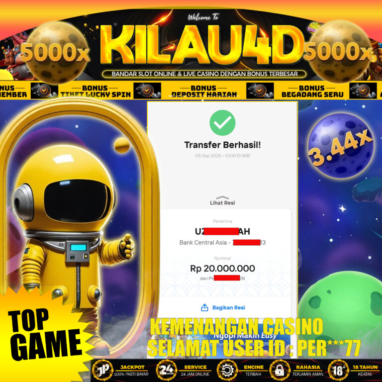KEMENANGAN BESAR LIVE CASINO KILAU4D