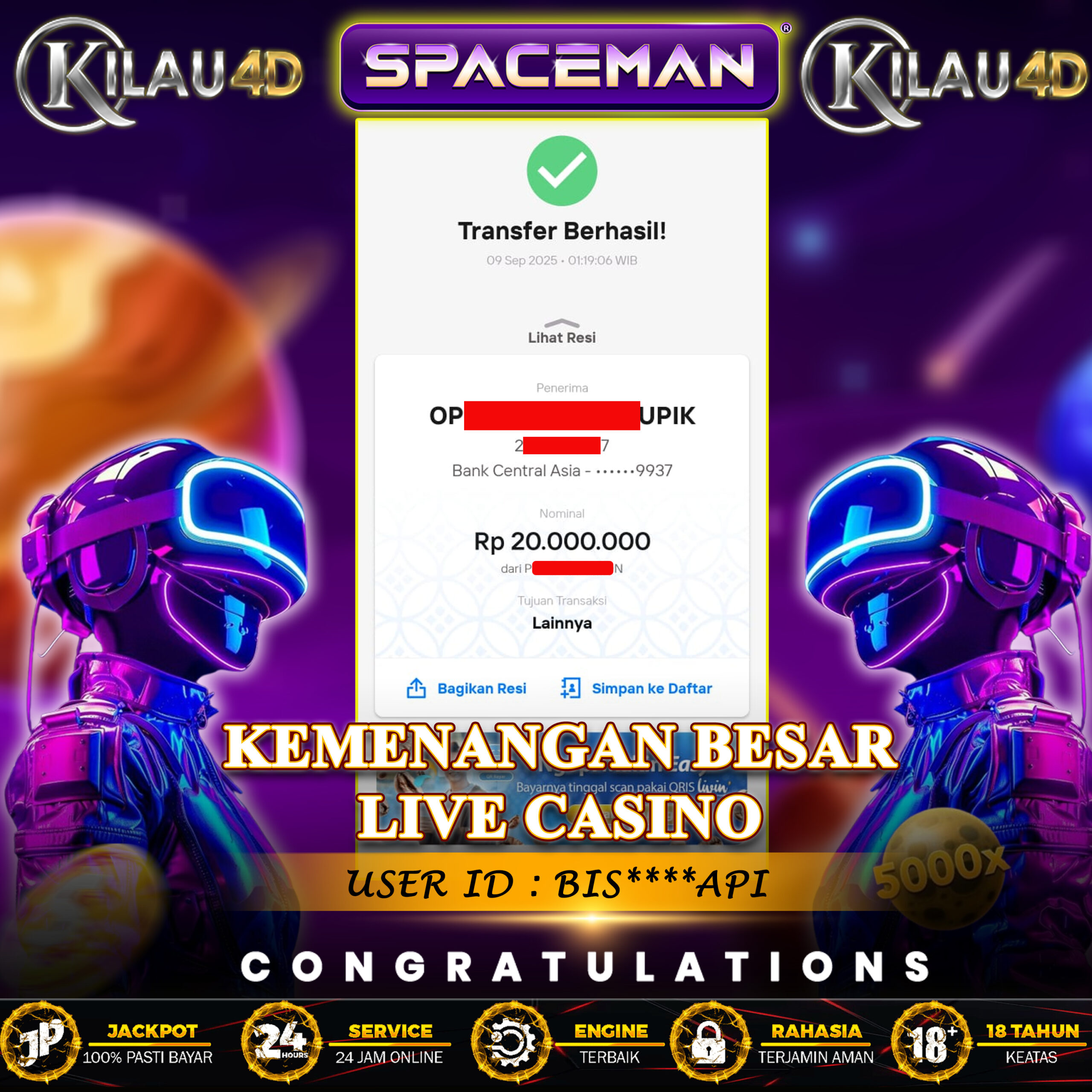 KEMENANGAN BESAR CASINO KILAU4D