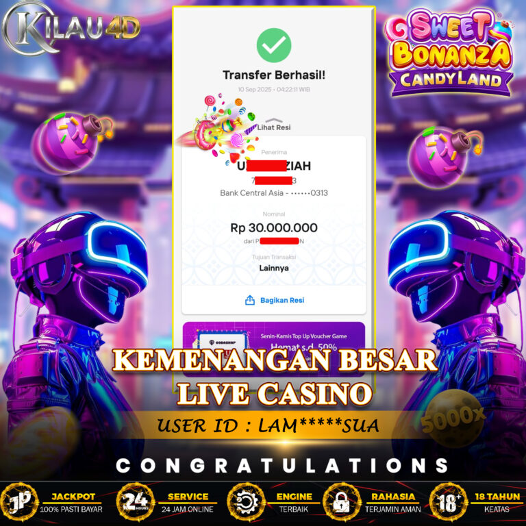 KEMENANGAN BESAR CASINO KILAU4D
