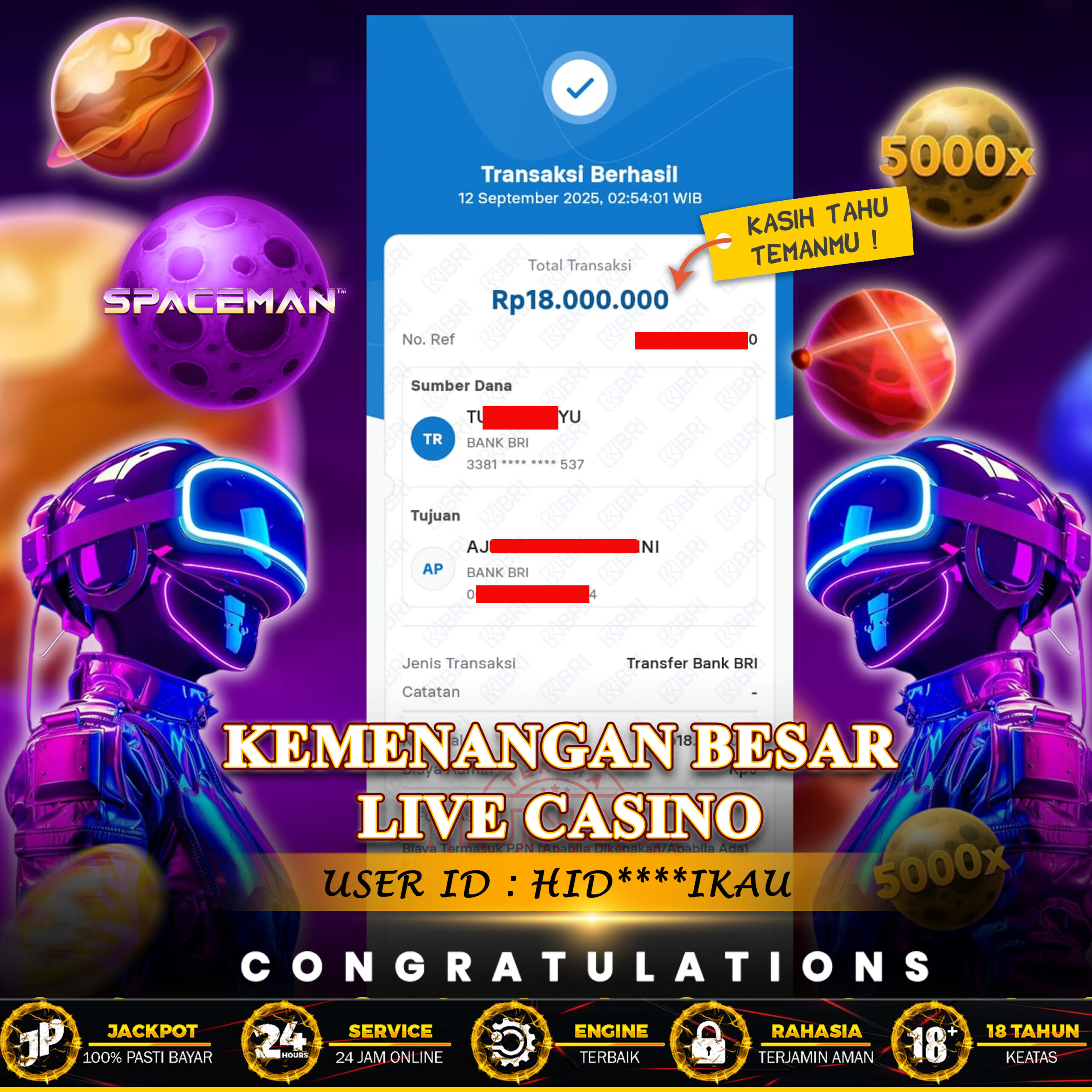 KEMENANGAN BESAR CASINO KILAU4D