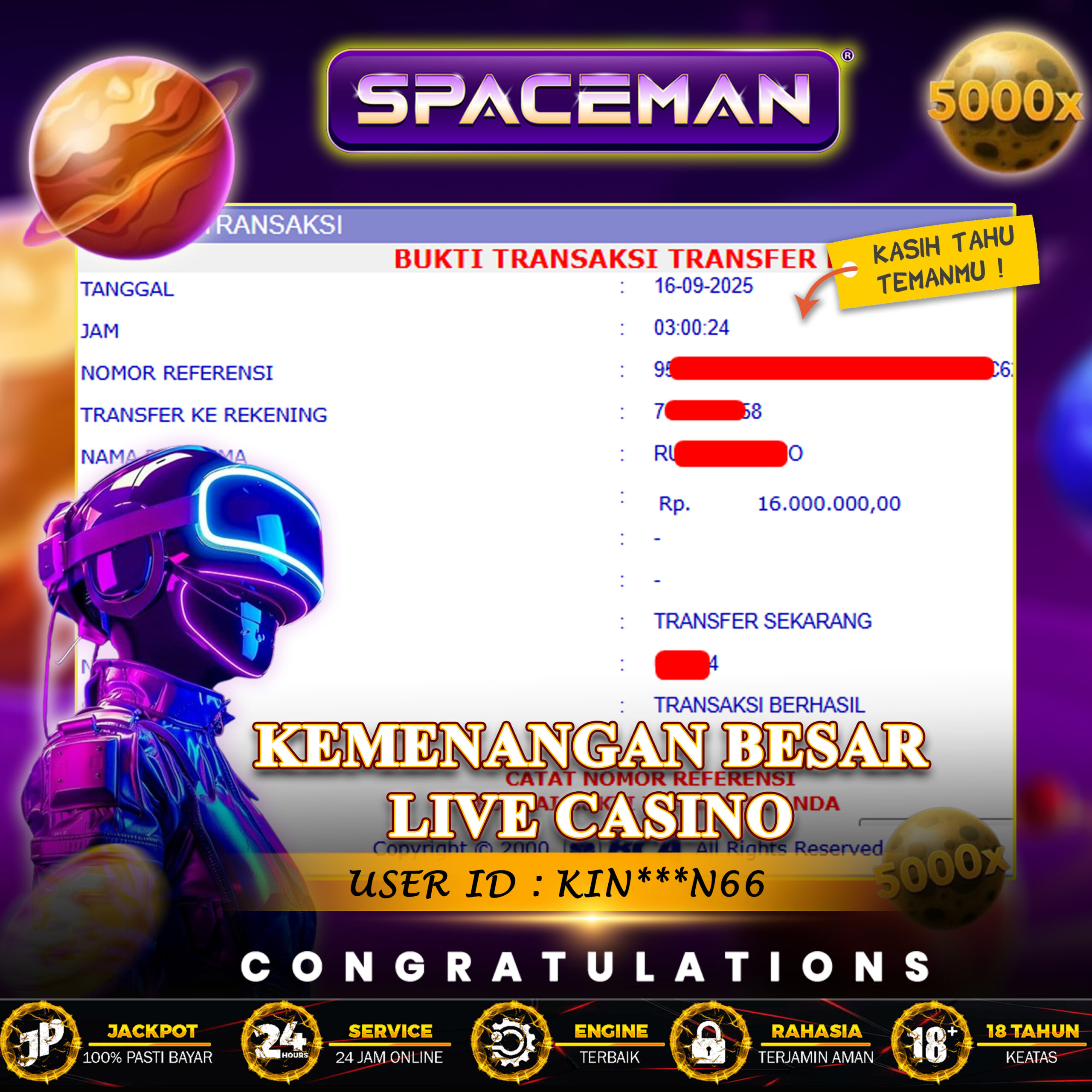 KEMENANGAN BESAR CASINO KILAU4D