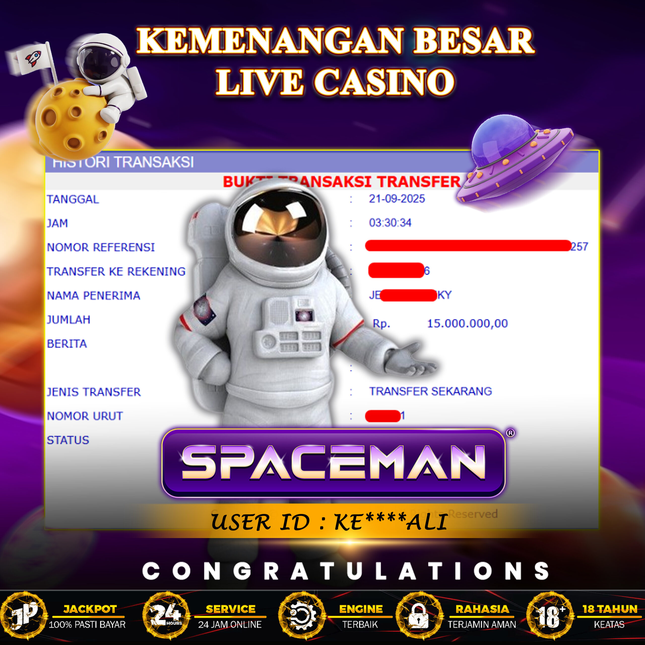 KEMENANGAN BESAR CASINO KILAU4D