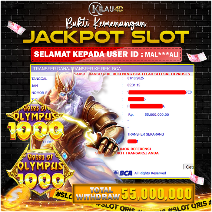 KEMENANGAN BESAR SLOT KILAU4D