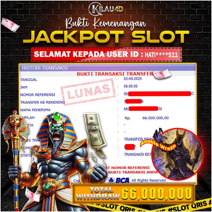 KEMENANGAN BESAR SLOT KILAU4D