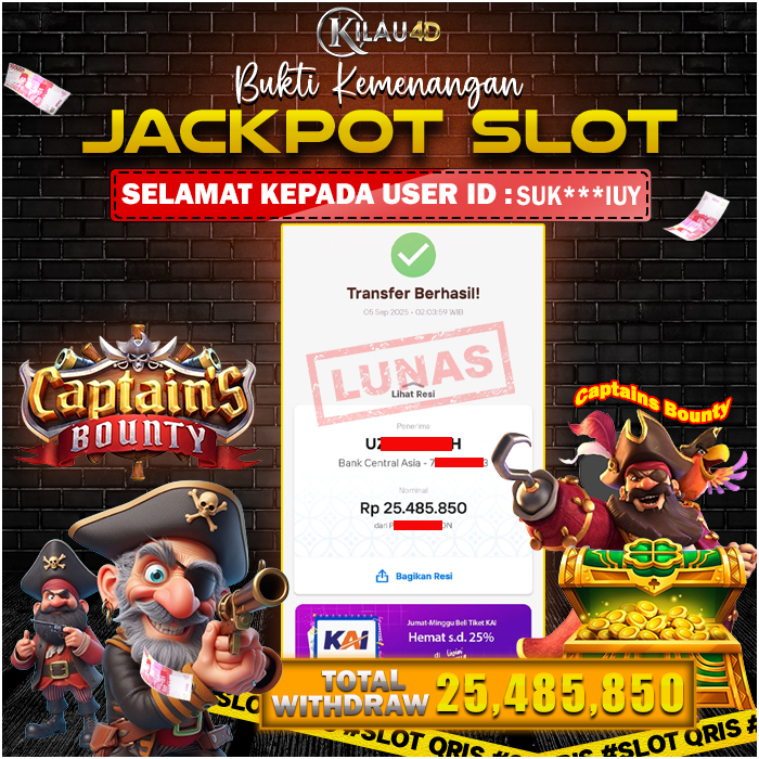 KEMENANGAN BESAR SLOT KILAU4D