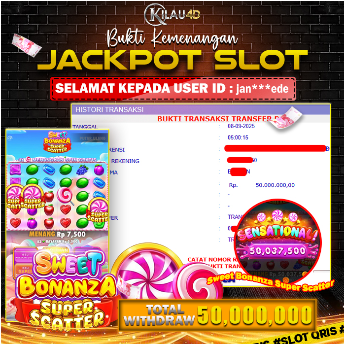 KEMENANGAN BESAR SLOT KILAU4D