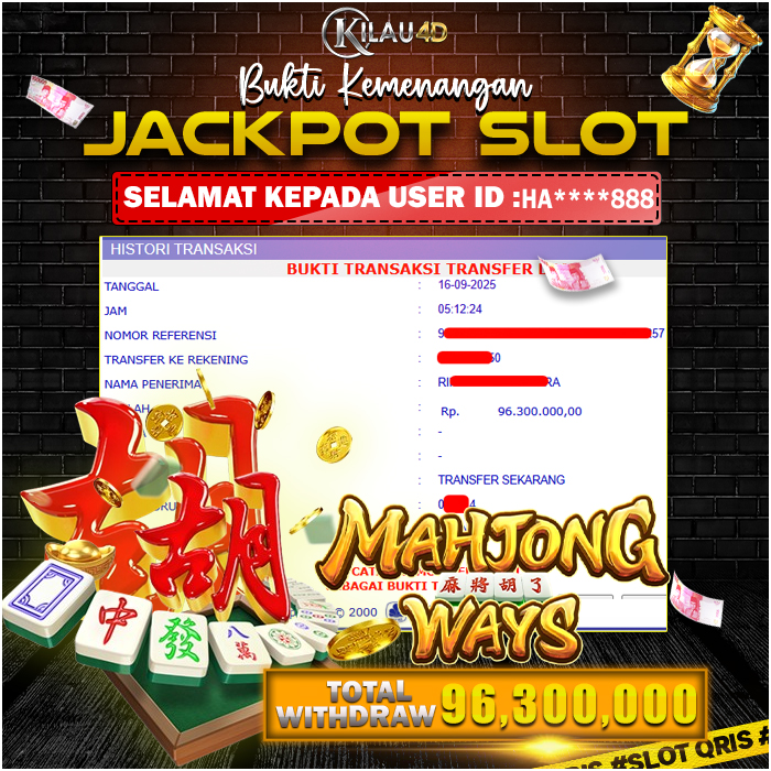 KEMENANGAN SLOT KILAU4D
