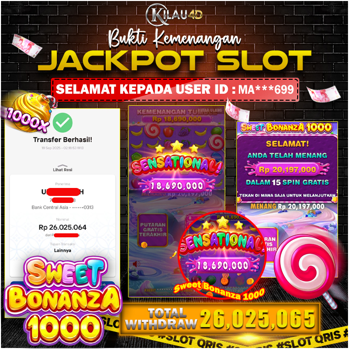 KEMENANGAN SLOT KILAU4D
