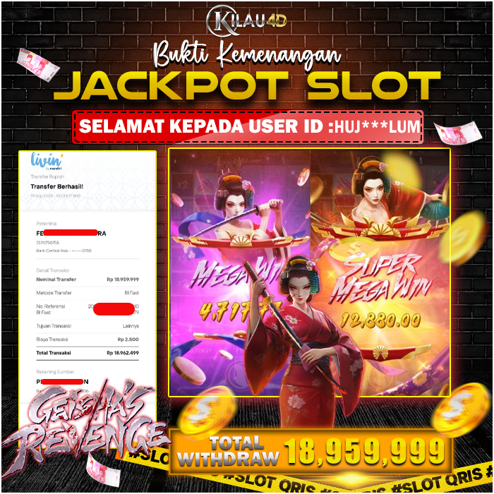 KEMENANGAN BESAR SLOT KILAU4D