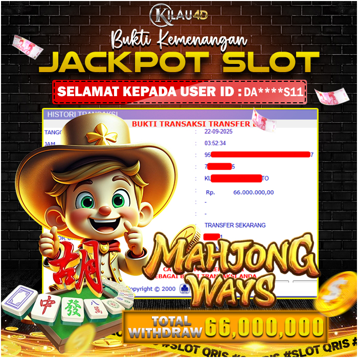KEMENANGAN BESAR SLOT KILAU4D