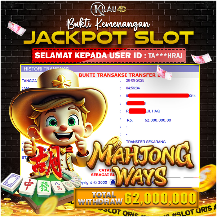 KEMENANGAN BESAR SLOT KILAU4D