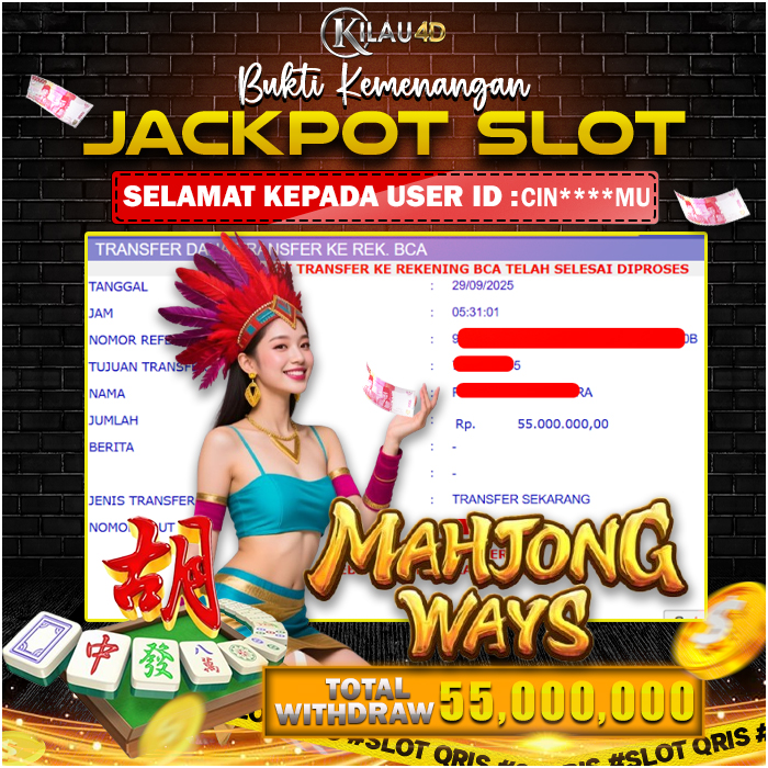 KEMENANGAN BESAR SLOT KILAU4D
