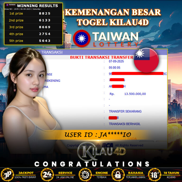 KEMENANGAN BESAR TOGEL KILAU4D