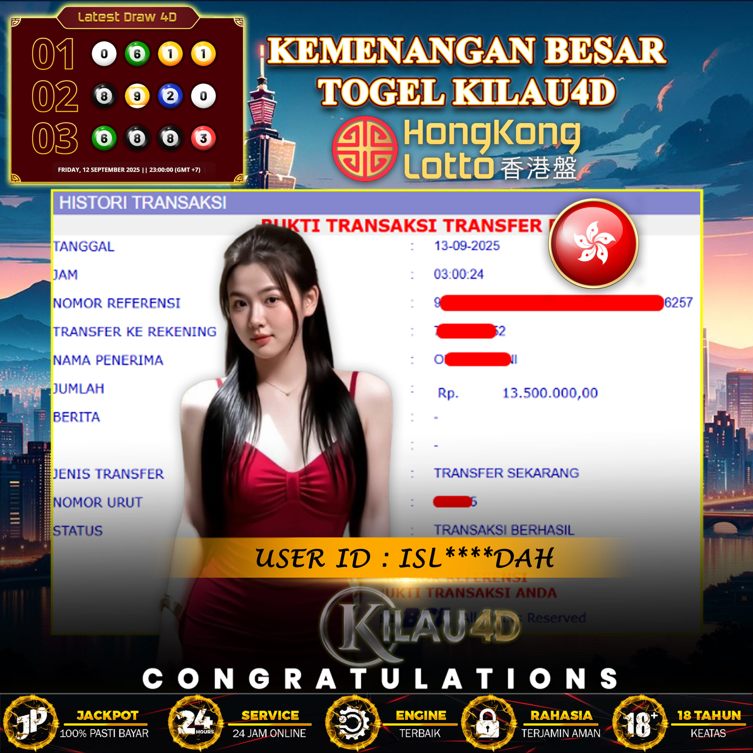 KEMENANGAN BESAR TOGEL KILAU4D