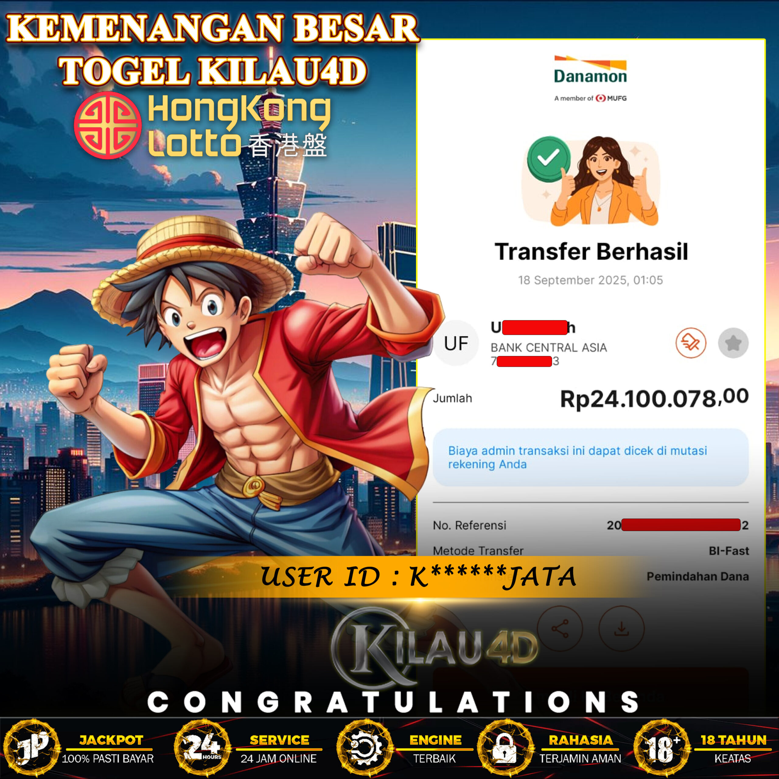 KEMENANGAN BESAR TOGEL KILAU4D