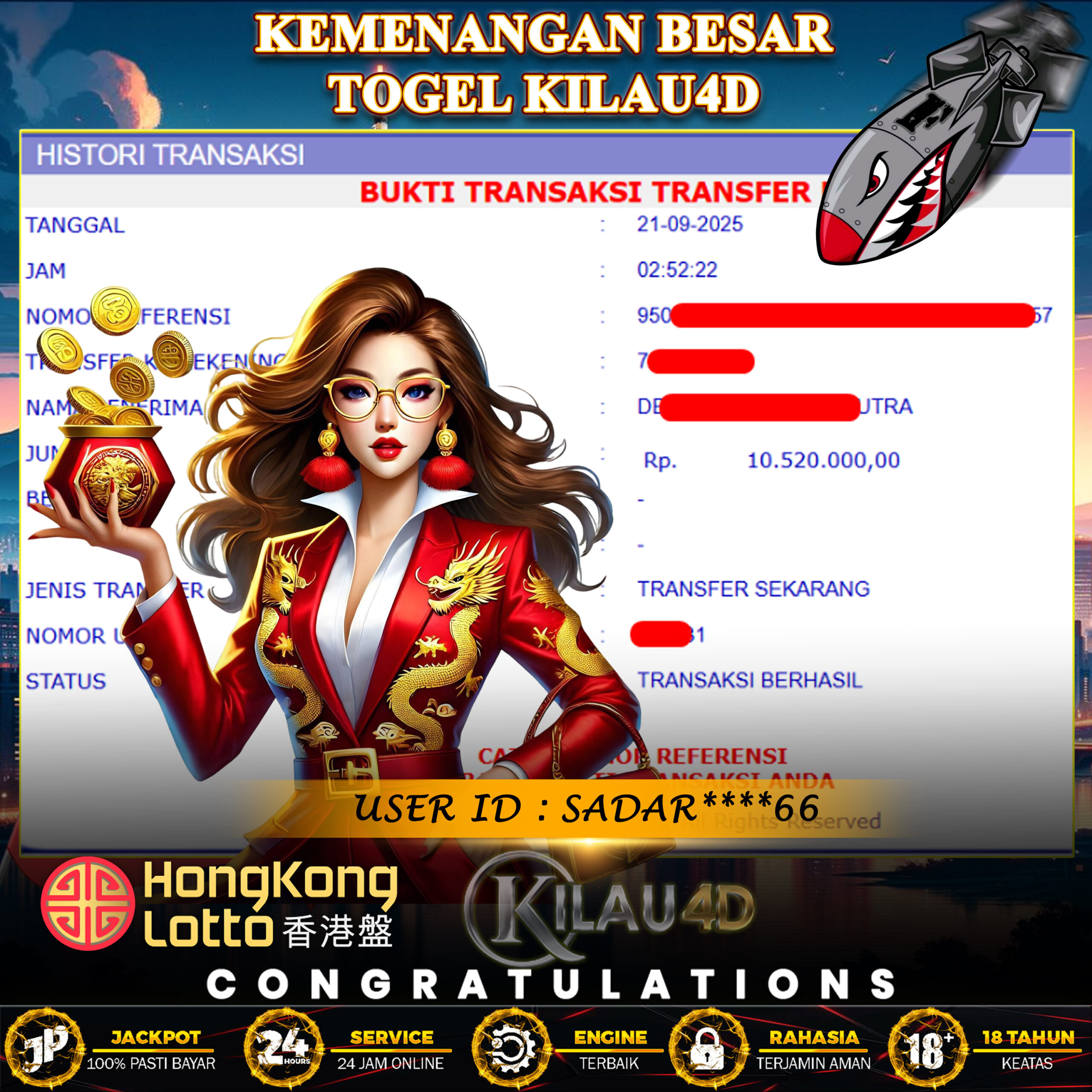 KEMENANGAN BESAR TOGEL KILAU4D