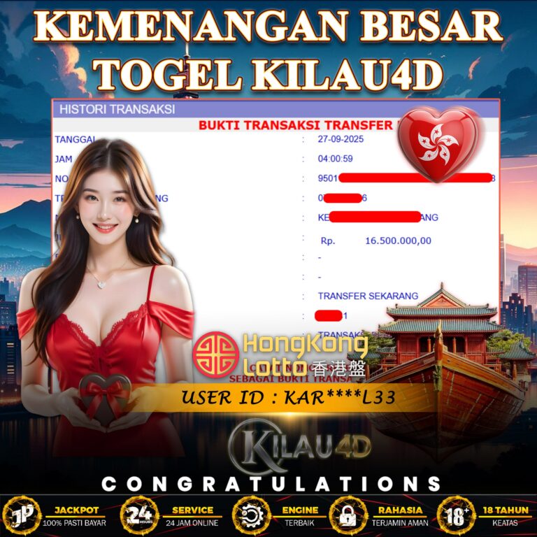 KEMENANGAN BESAR TOGEL KILAU4D