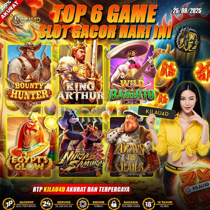 BOCORAN SLOT KILAU4D 25 SEPTEMBER 2025 TERGACOR DAN GAMPANG MAXWIN