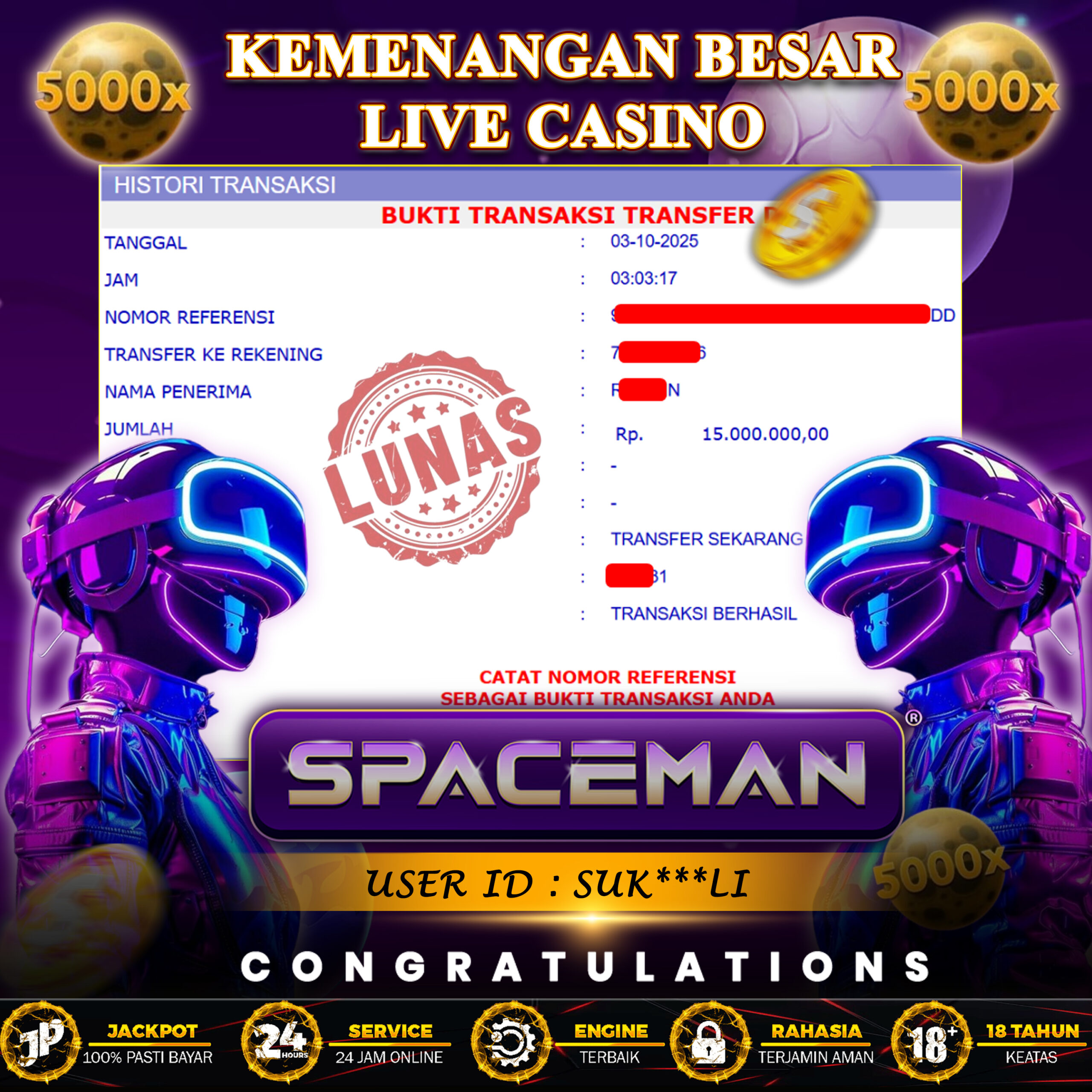 KEMENANGAN BESAR CASINO KILAU4D