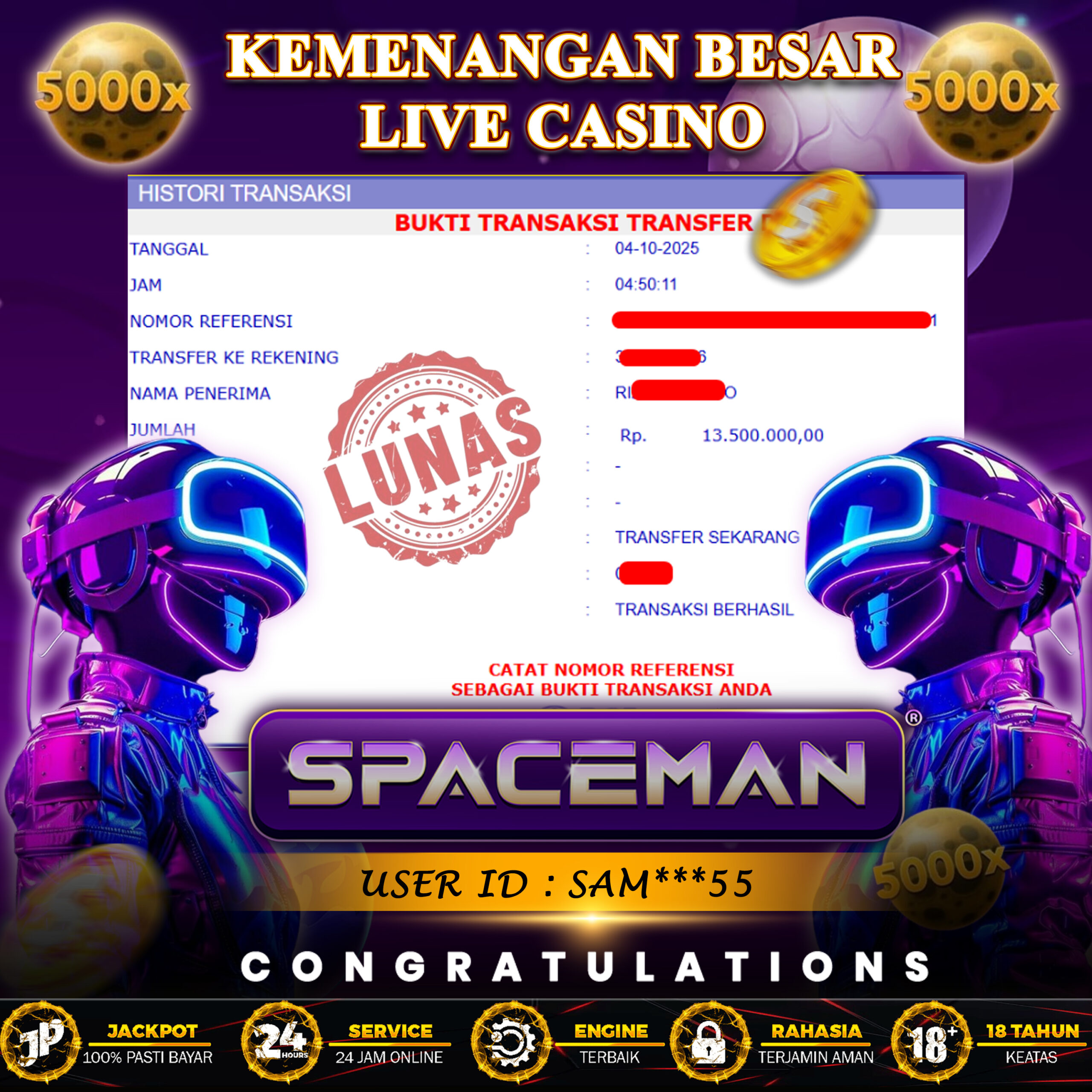 KEMENANGAN BESAR CASINO KILAU4D