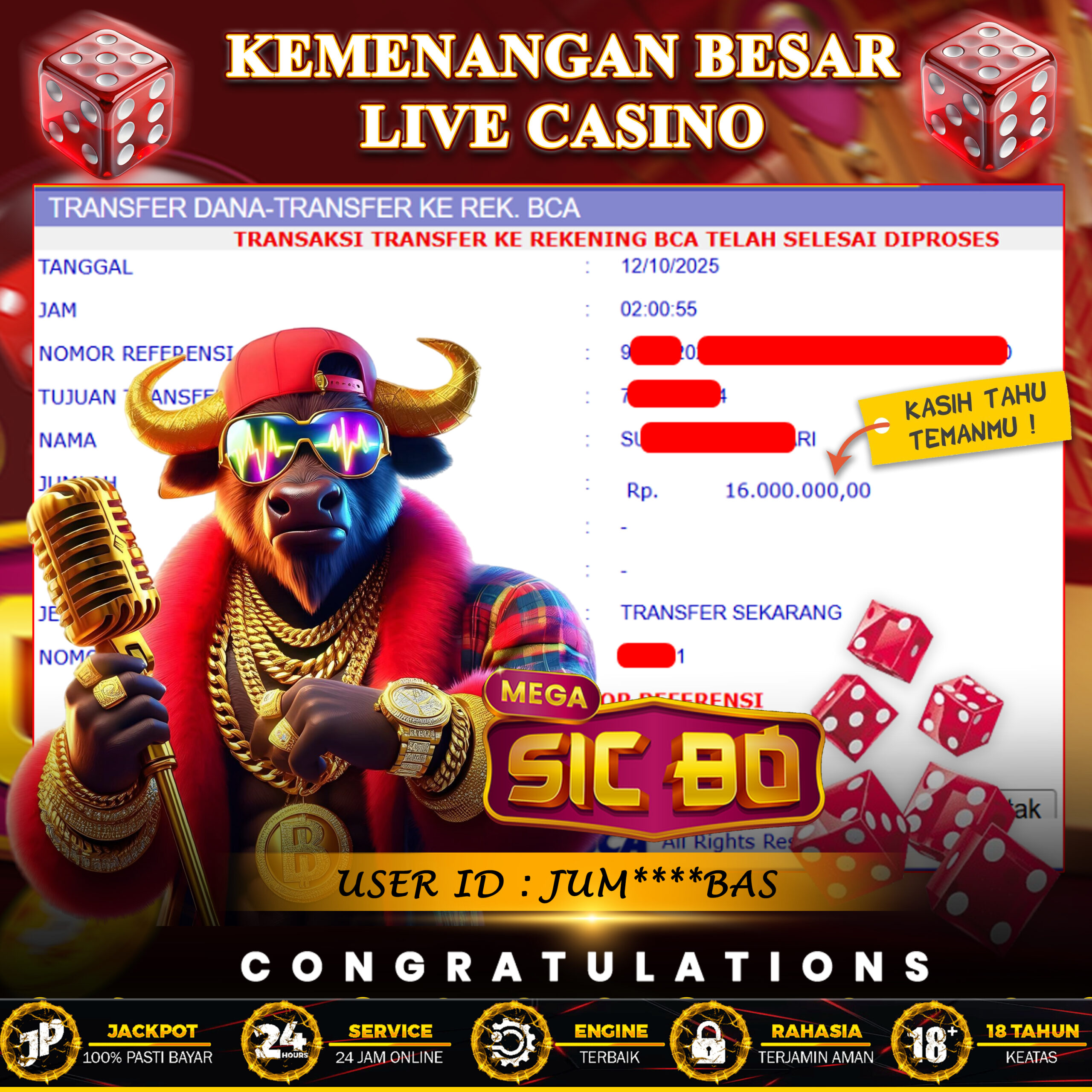 KEMENANGAN BESAR CASINO KILAU4D