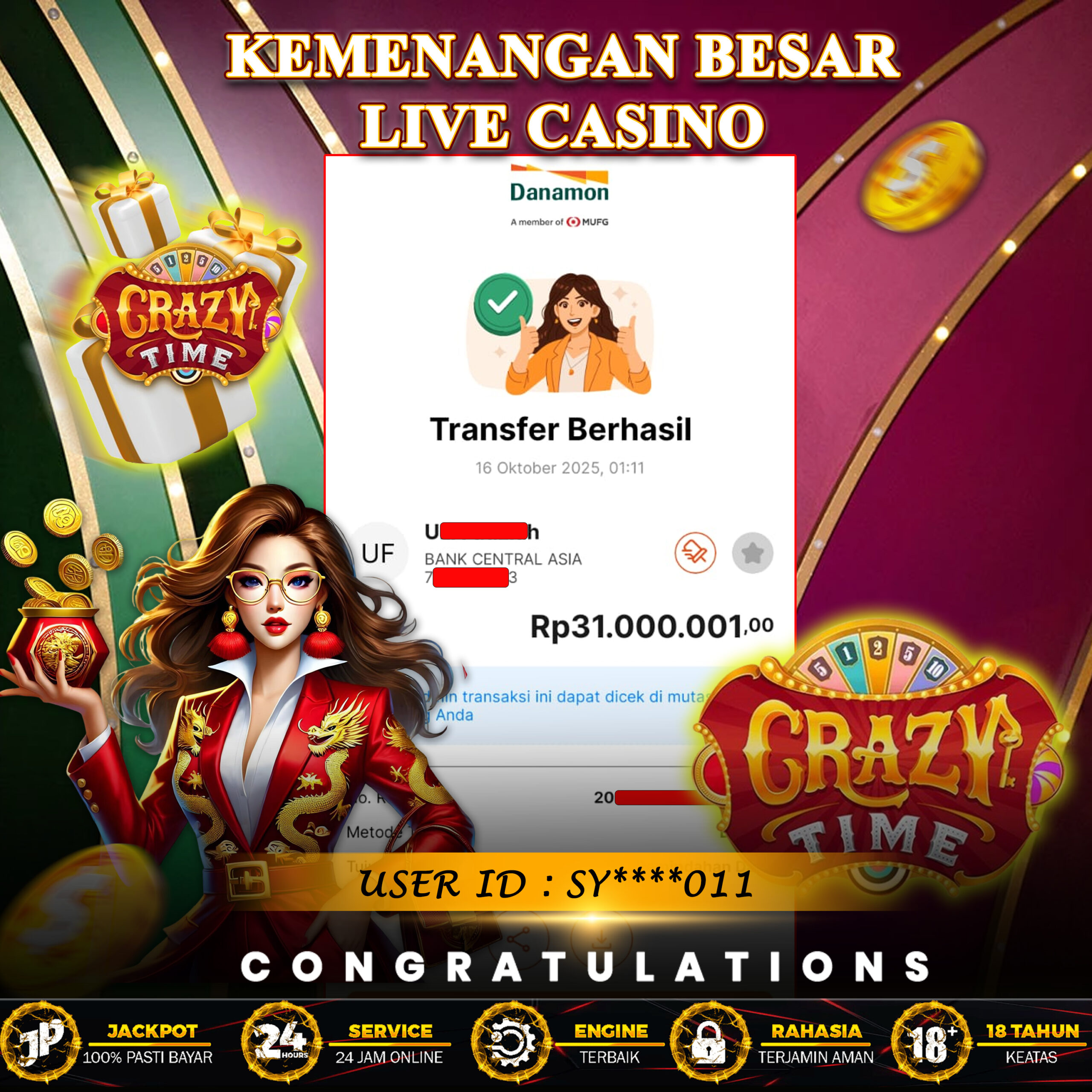 KEMENANGAN BESAR CASINO KILAU4D