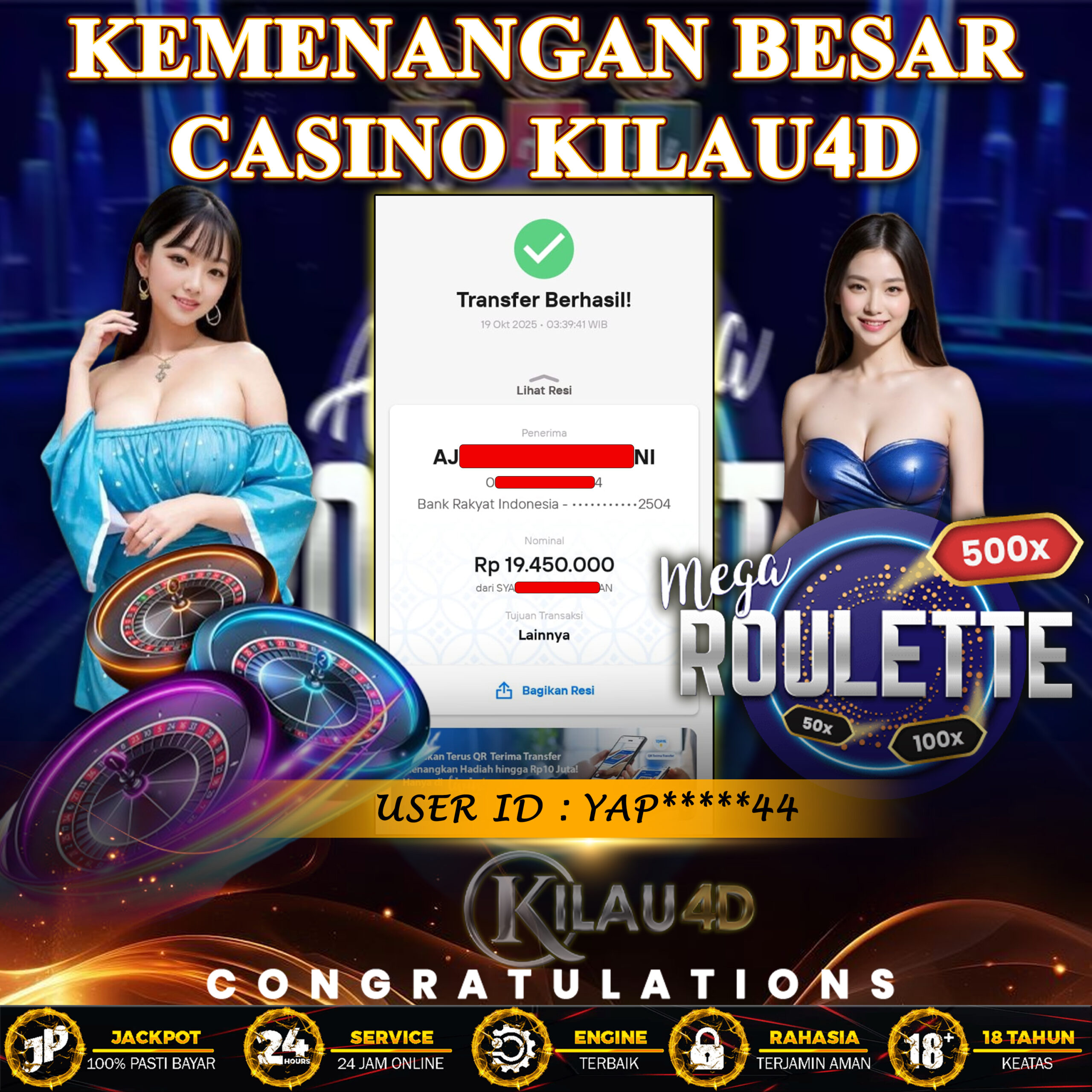 KEMENANGAN BESAR CASINO KILAU4D
