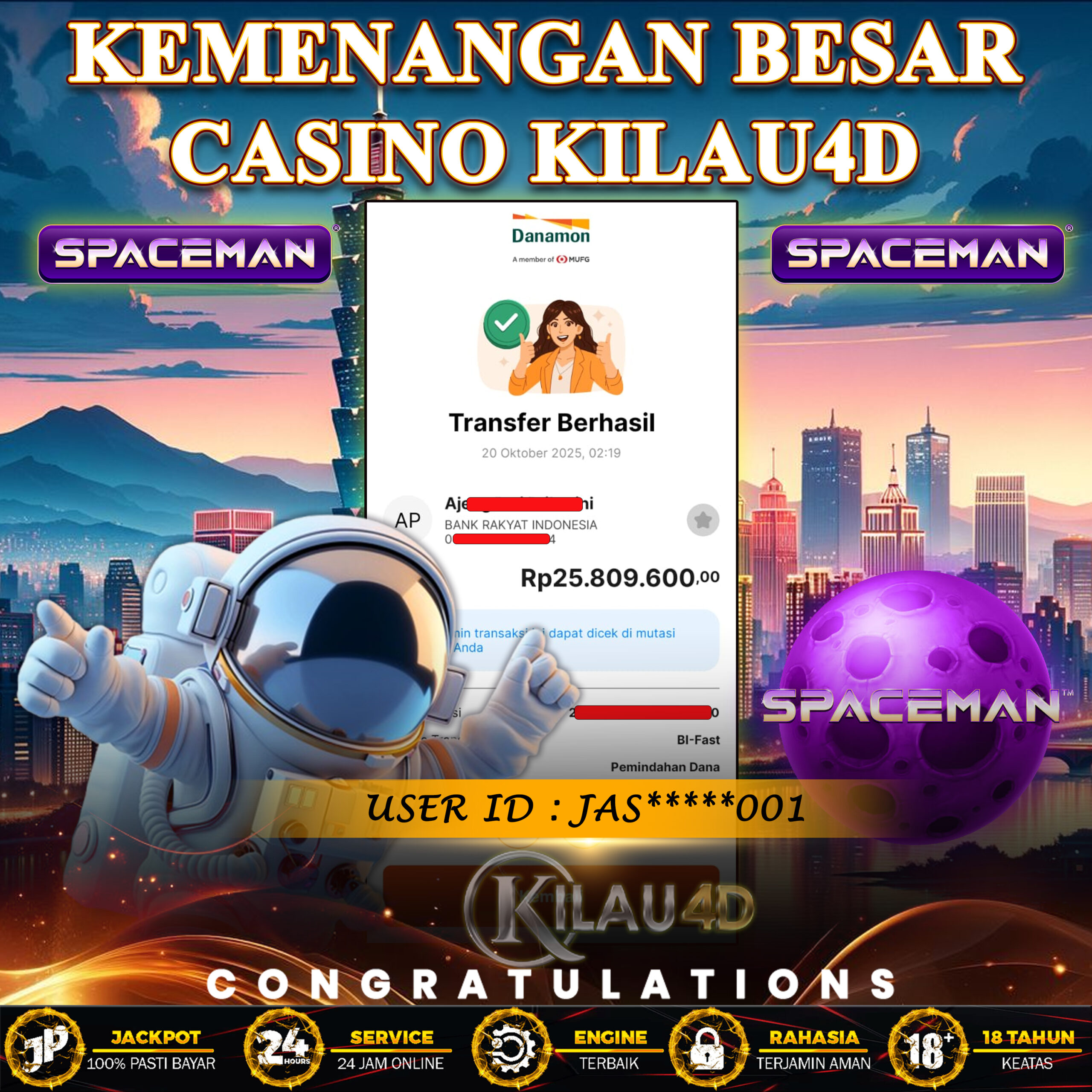 KEMENANGAN BESAR CASINO KILAU4D