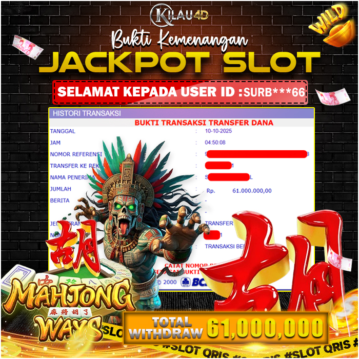 KEMENANGAN BESAR SLOT KILAU4D
