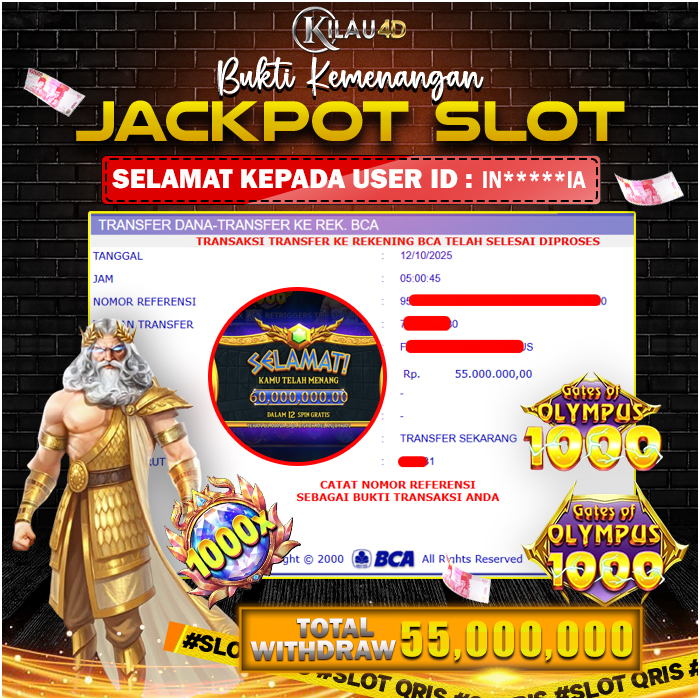 KEMENANGAN BESAR SLOT KILAU4D