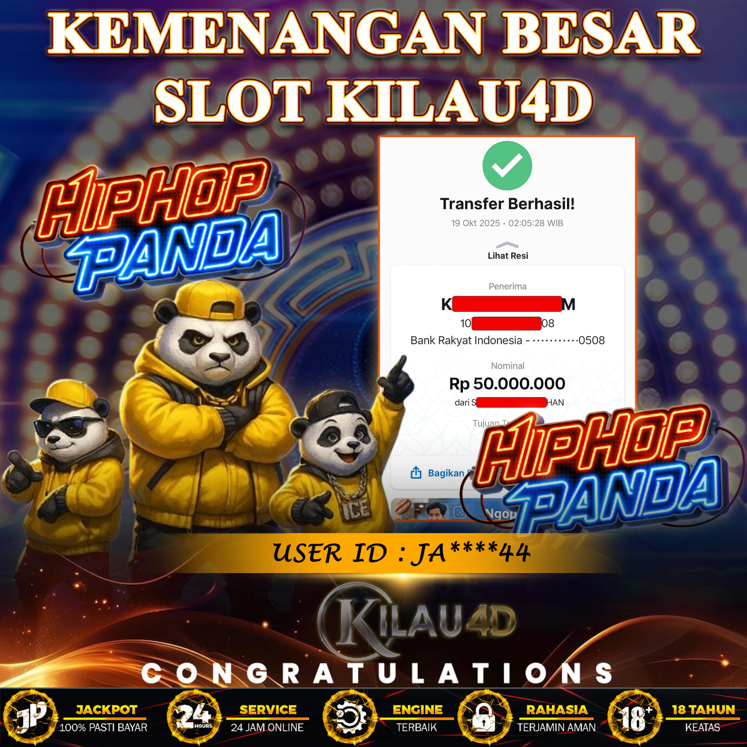 KEMENANGAN BESAR SLOT KILAU4D