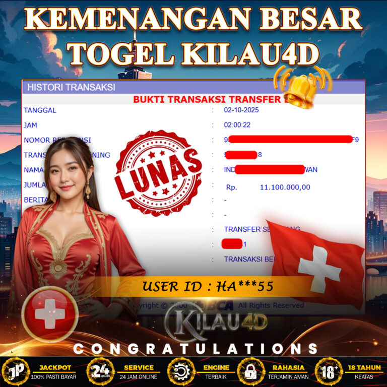 KEMENANGAN BESAR TOGEL KILAU4D