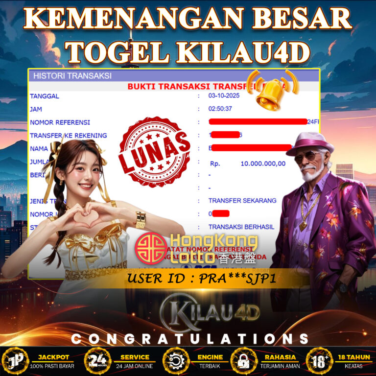 KEMENANGAN BESAR TOGEL KILAU4D