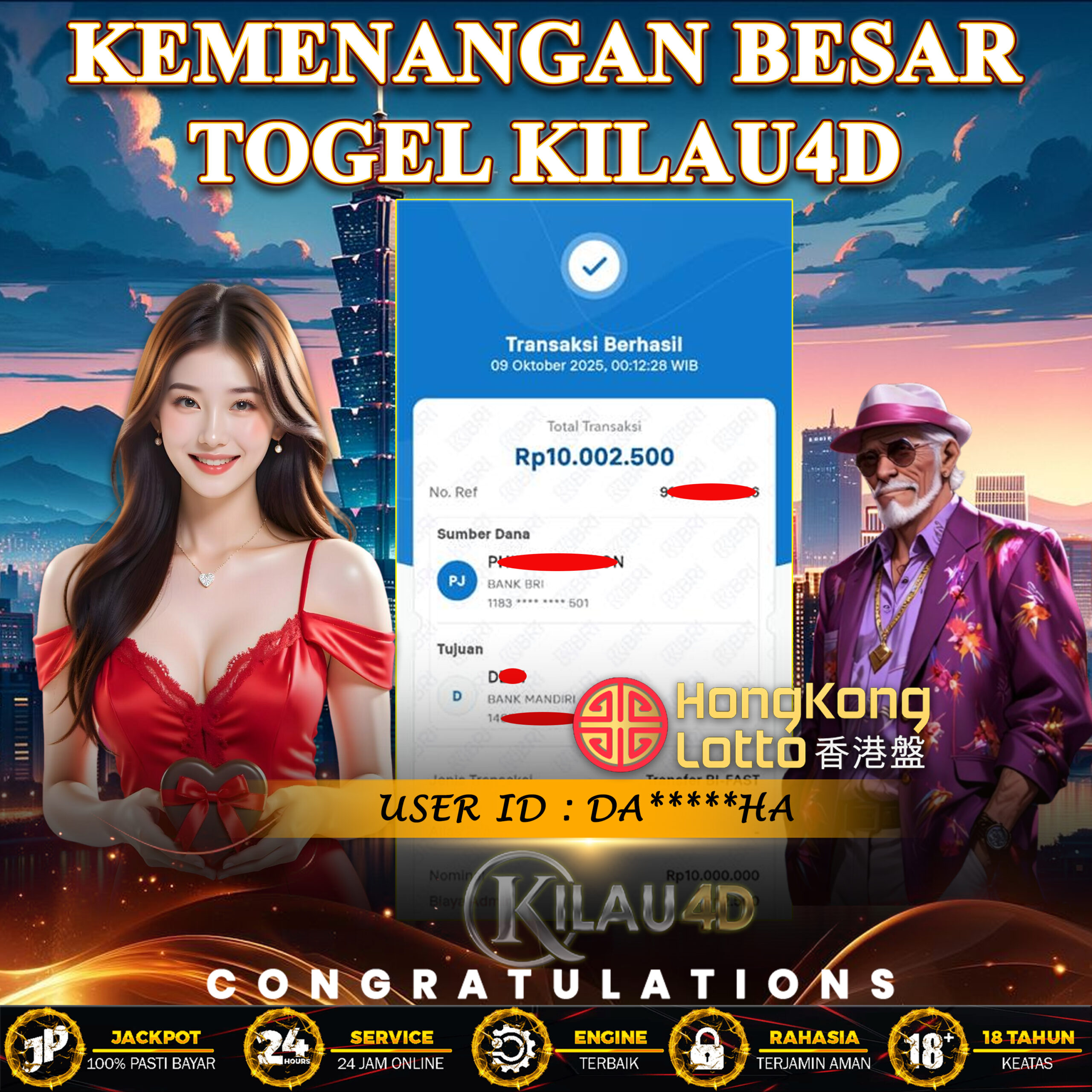 KEMENANGAN BESAR TOGEL KILAU4D