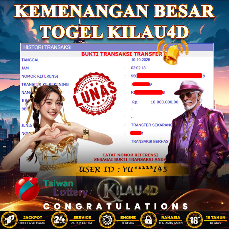 KEMENANGAN BESAR TOGEL KILAU4D