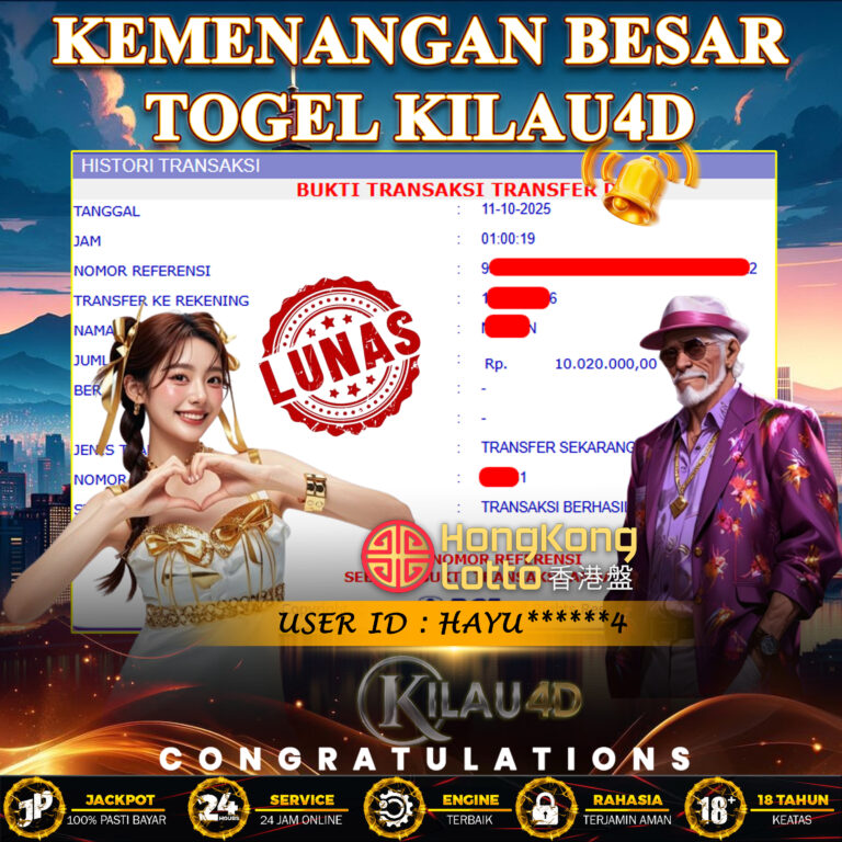 KEMENANGAN BESAR TOGEL KILAU4D