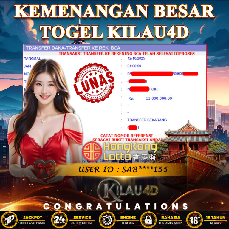 KEMENANGAN BESAR TOGEL KILAU4D