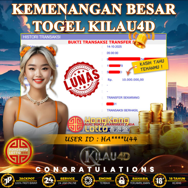 KEMENANGAN BESAR TOGEL KILAU4D